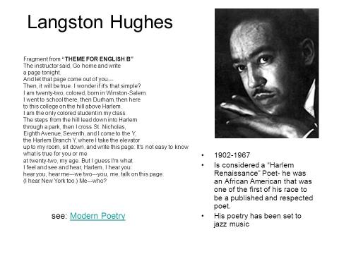 theme of English B by Langston Hughes