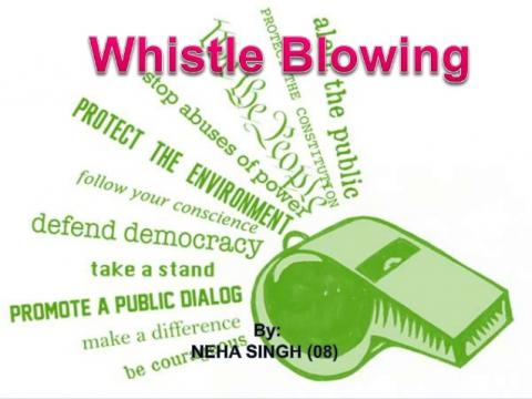Buy Essay on Whistle blowing