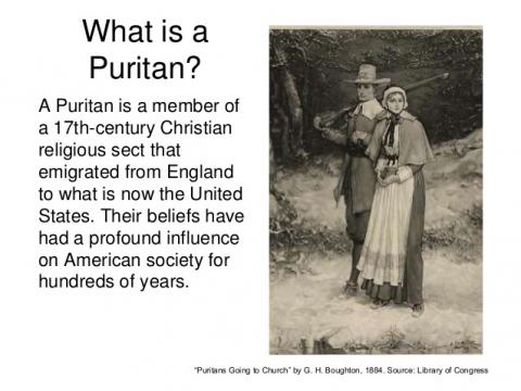 research paper on puritans